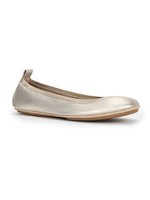 Yosi Samra Gold Metallic Ballet Flat