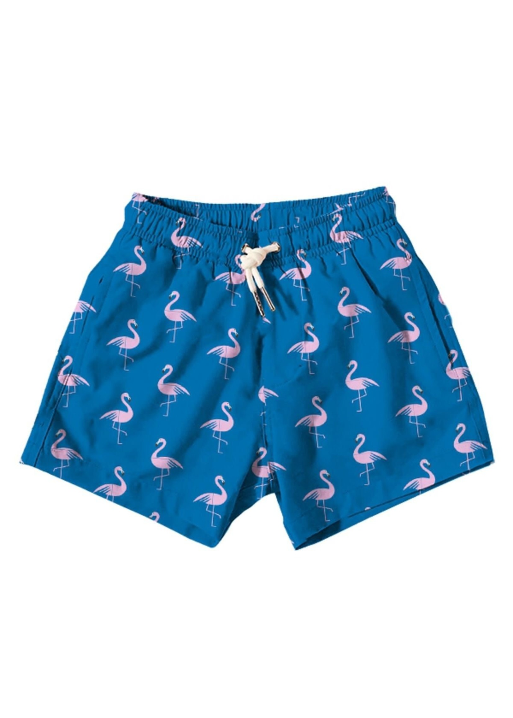 Bermies Crazy Flamingo Swim Trunks