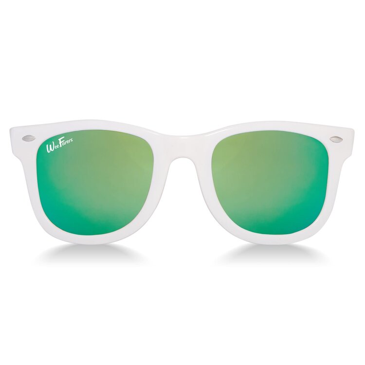 Weefarers White/Sea Green Polarized