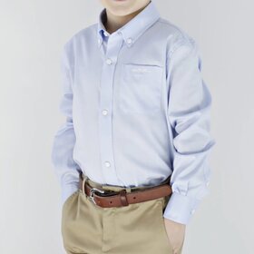 Brown Bowen Bluffton Blue Button Down