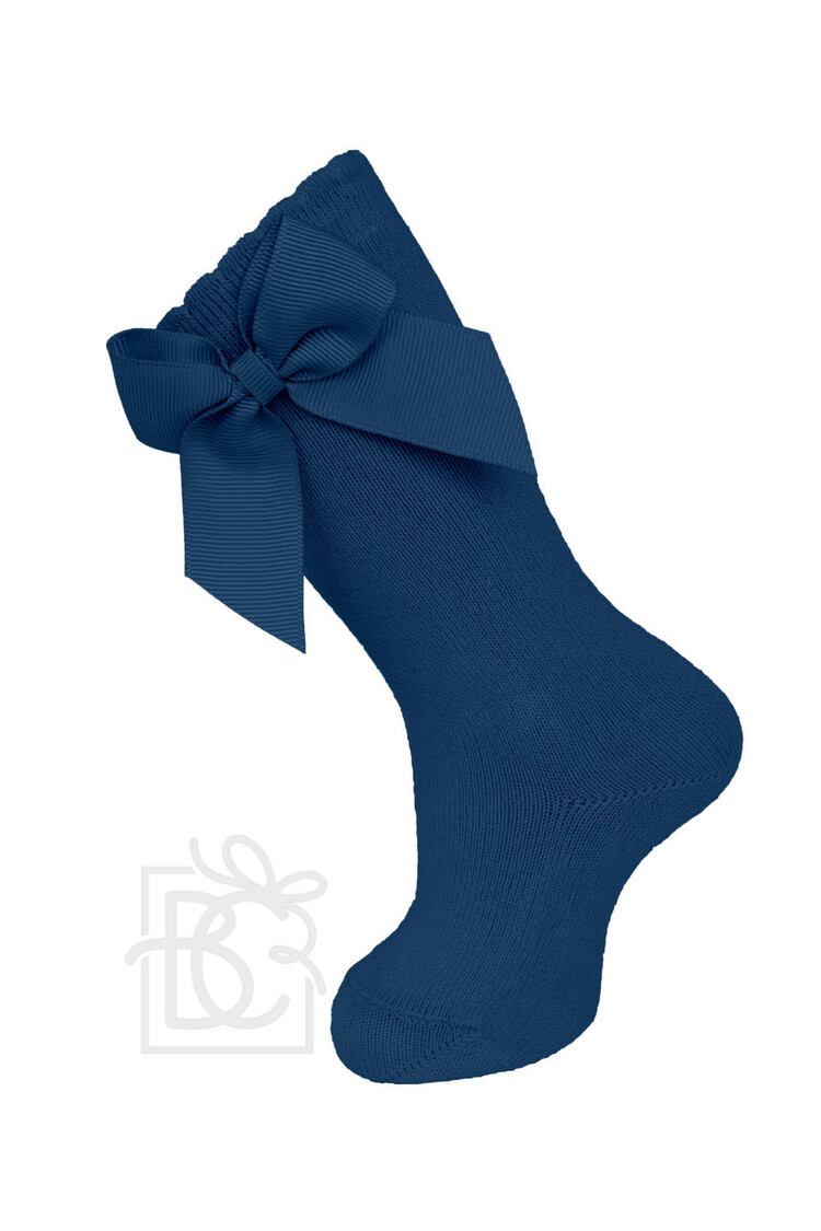 Carlomagno Knee Socks w/Side Bow