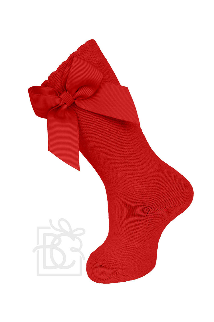Carlomagno Knee Socks w/Side Bow