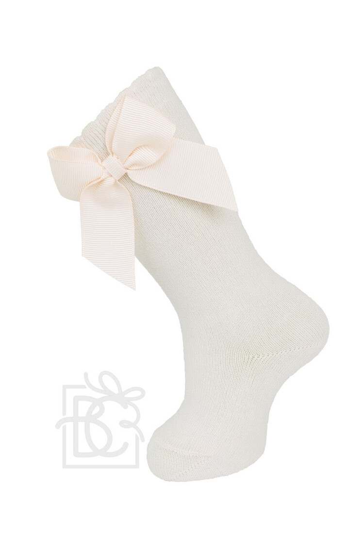 Carlomagno Knee Socks w/Side Bow