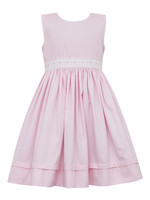 Claire & Charlie Pink Embroidered Flower Dress
