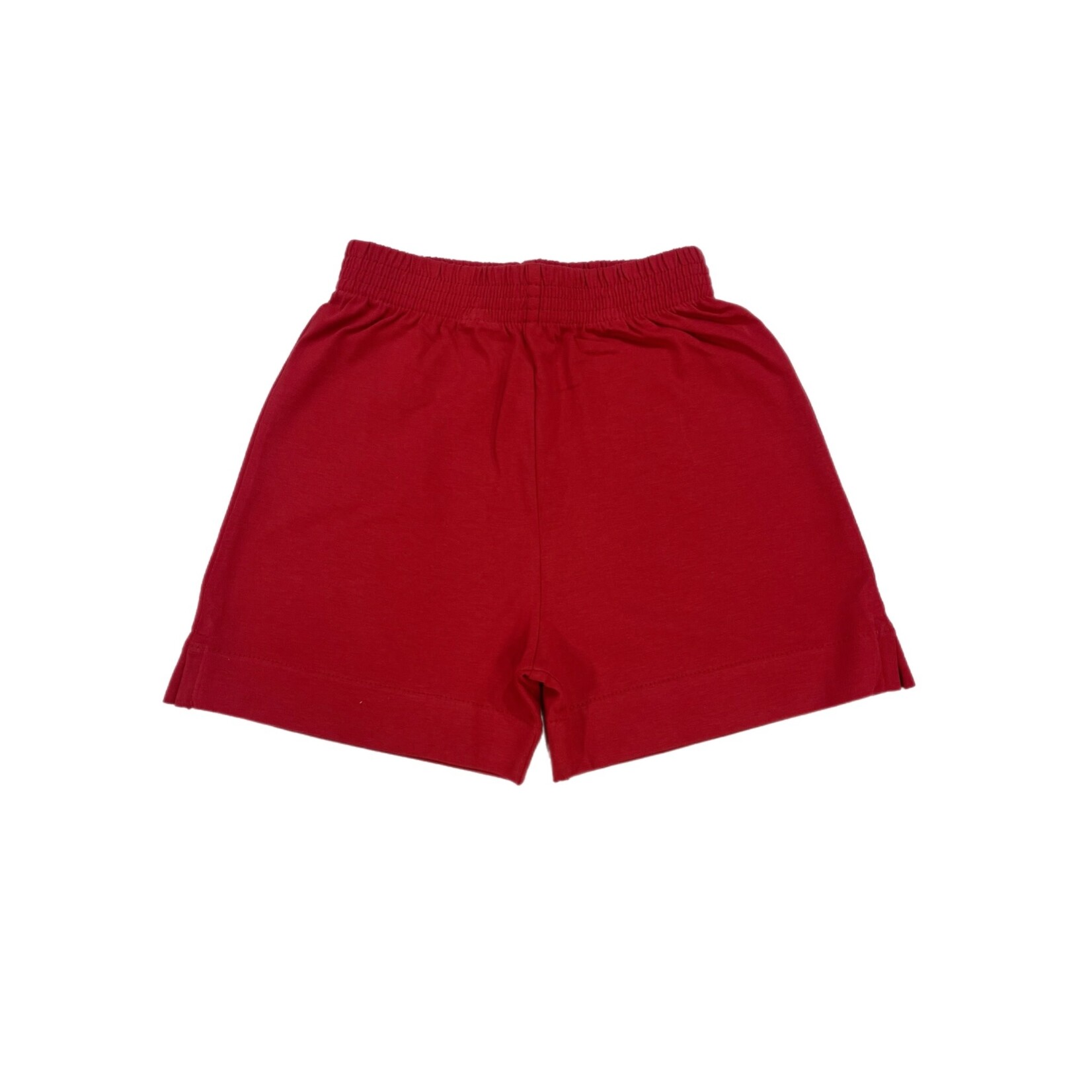 Luigi Kids Deep Red Knit Shorts