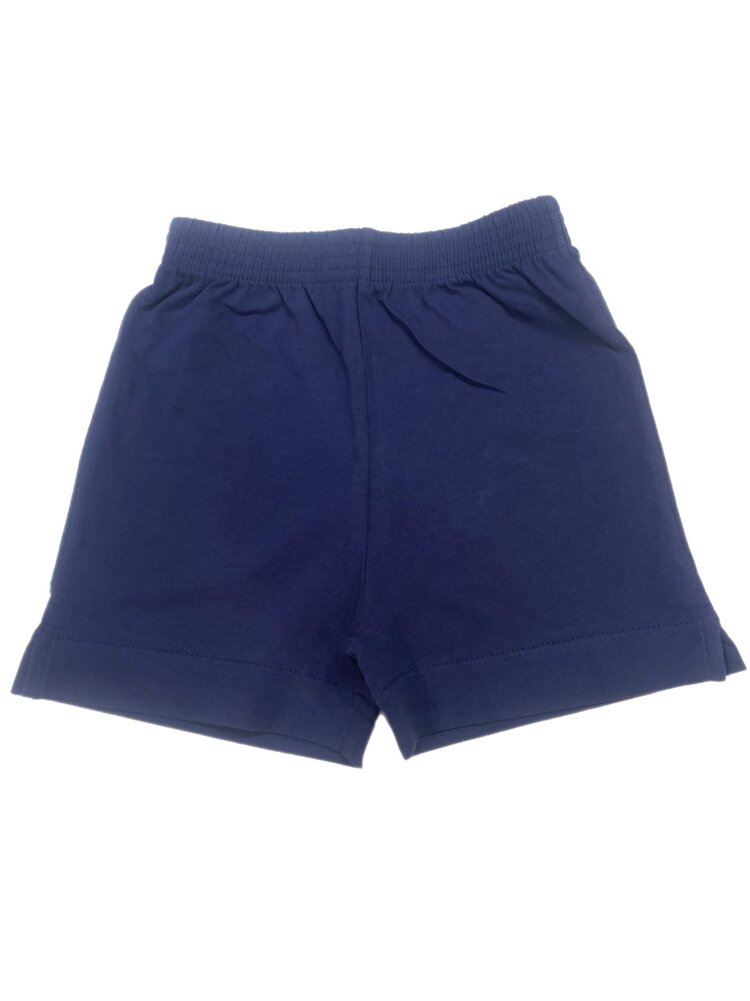 Luigi Kids Navy Knit Shorts