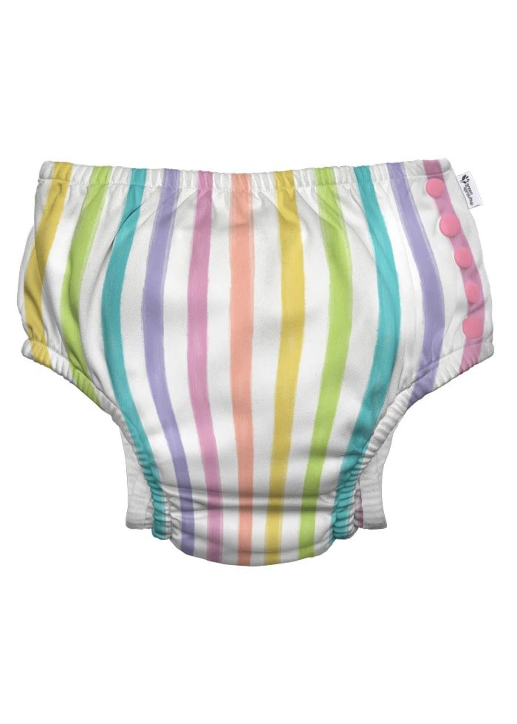 Rainbow Str Snap Swim Diaper