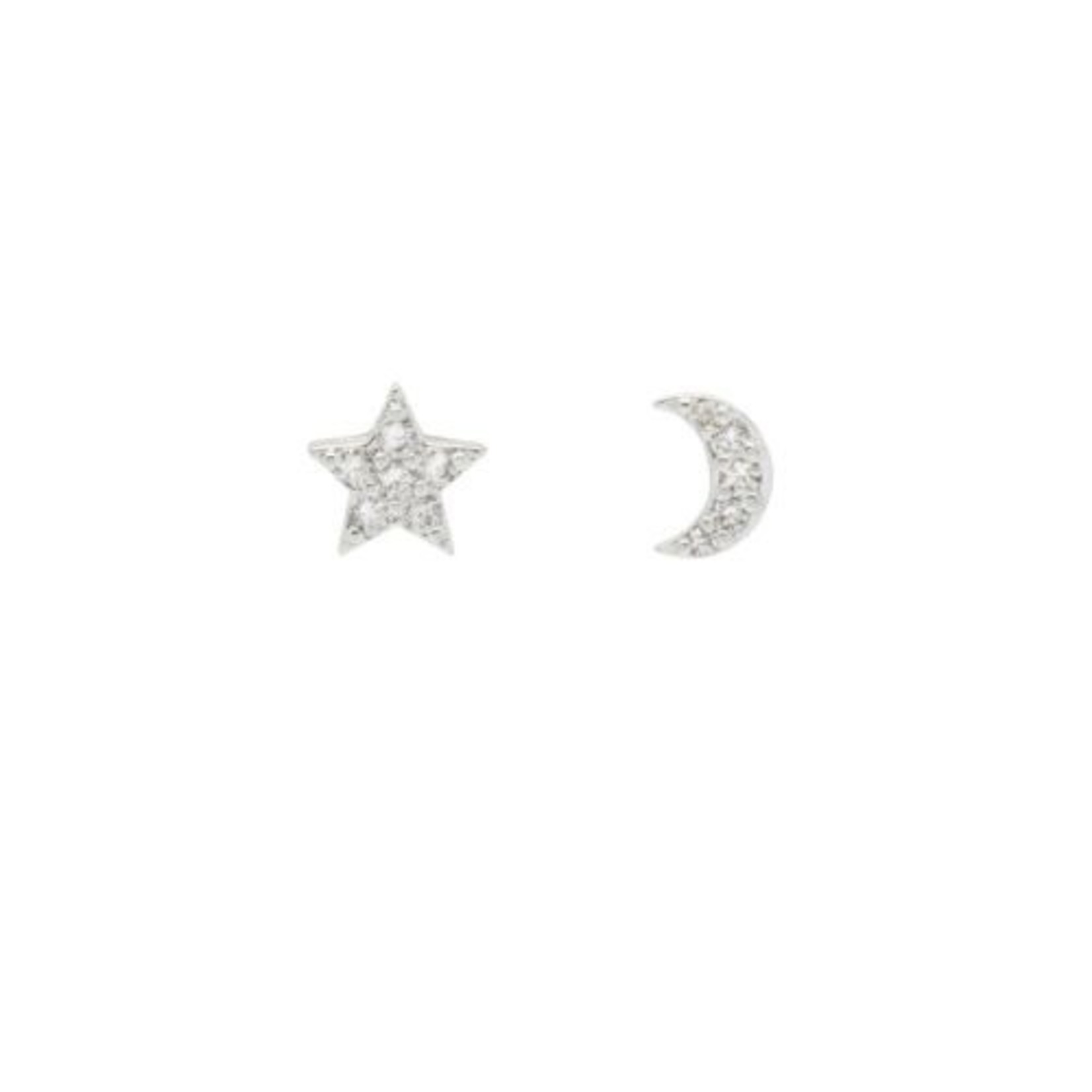 Estella Bartlett Star & Moon CZ Earrings