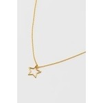 Estella Bartlett Gold Open Star Necklace