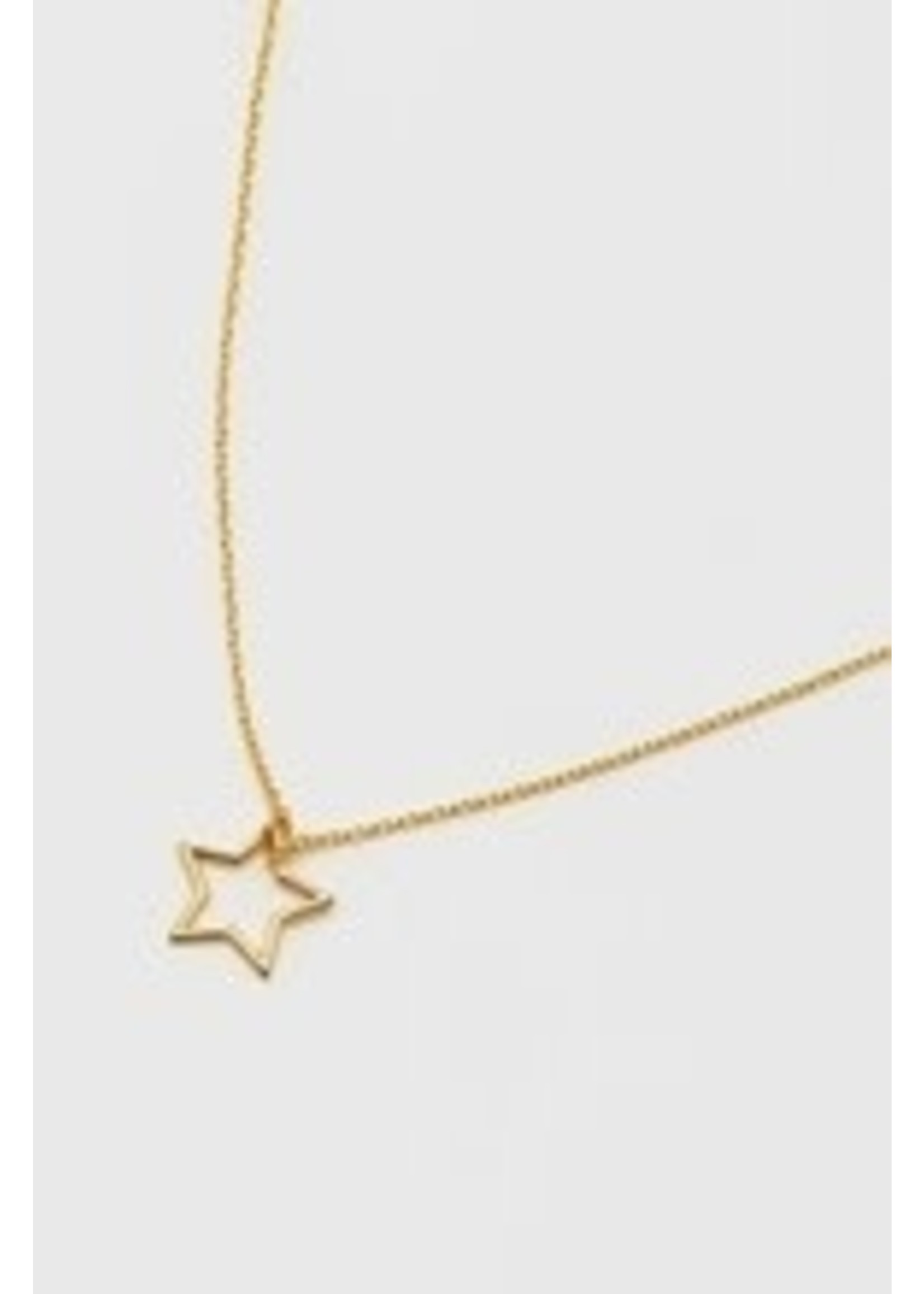 Estella Bartlett Gold Open Star Necklace