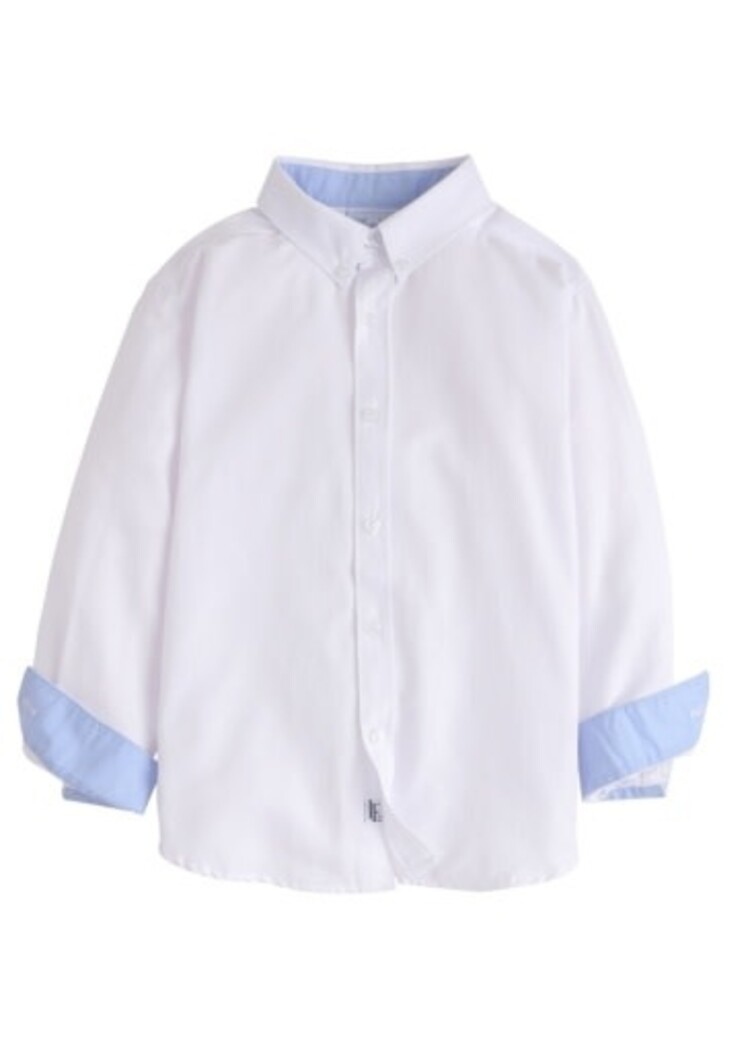 Little English Button Down Shirt - White