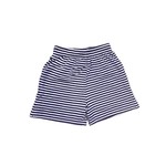 Luigi Kids Navy Stripe Knit Shorts