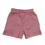 Luigi Kids Red Stripe Knit Shorts