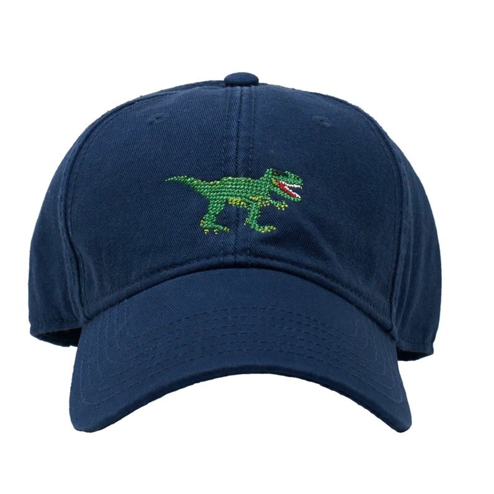 Harding Lane Needlepoint Baseball Hat-Dino