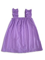 Tru Love Lilac Ruffle Strap Dress