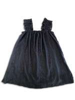 Tru Love Black Ruffle Strap Dress