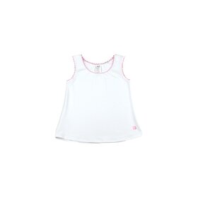 Set Athleisure White/ Pink Ric Rac Riley Razor Tank