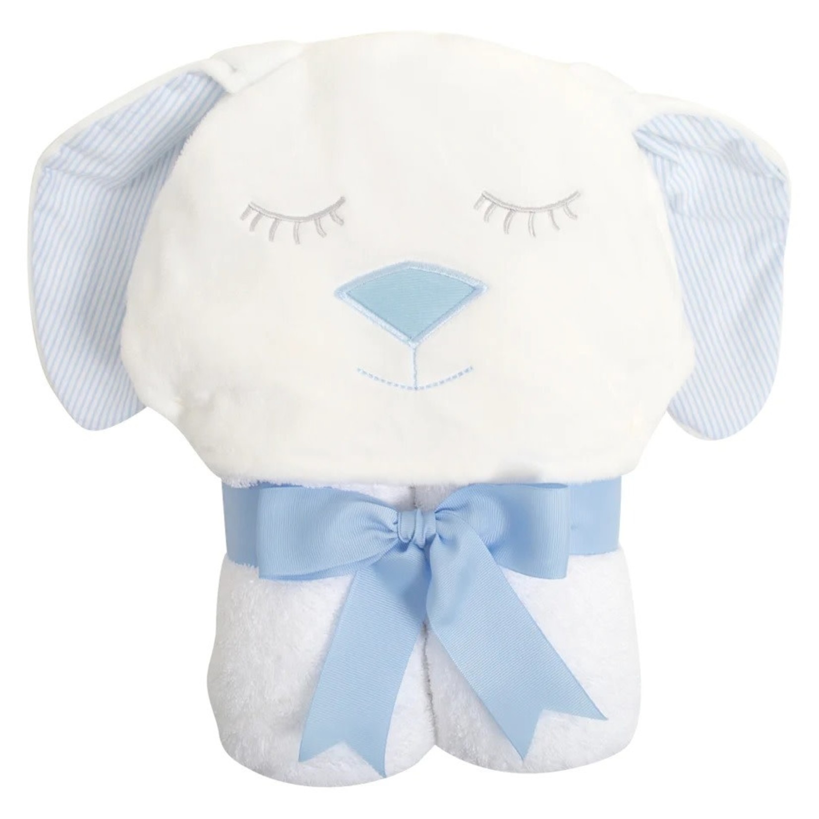 3 Marthas 3 Martha's Hooded Towel - Blue Character Bunny