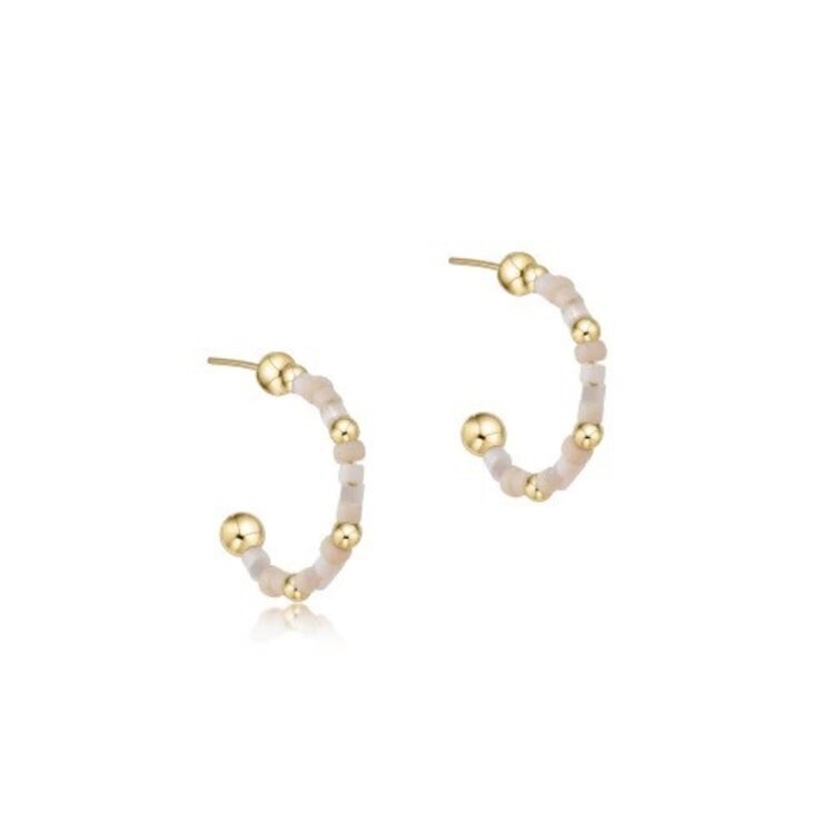 ENewton Hope 1" Post Hoop Earrings