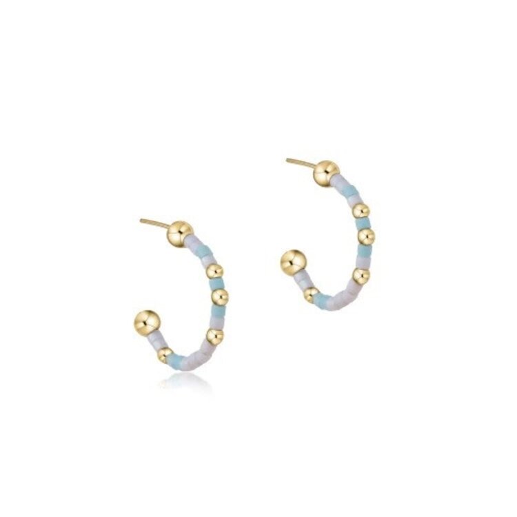 ENewton Hope 1" Post Hoop Earrings