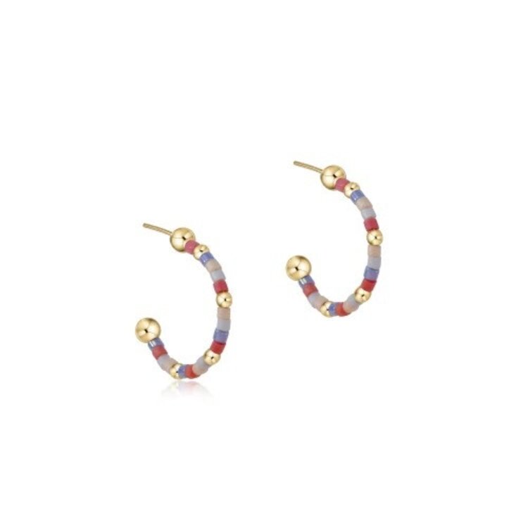 ENewton Hope 1" Post Hoop Earrings