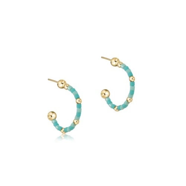 ENewton Hope 1" Post Hoop Earrings