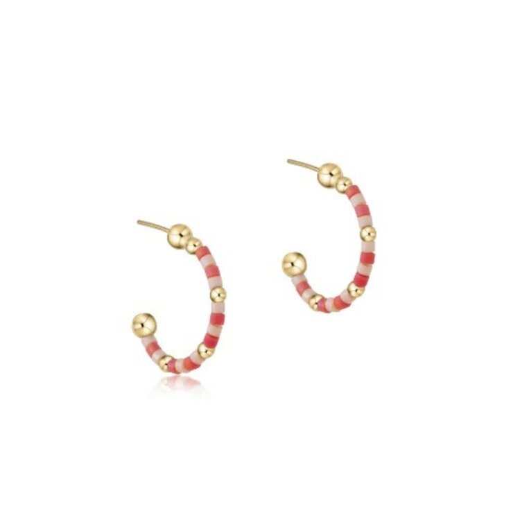 ENewton Hope 1" Post Hoop Earrings