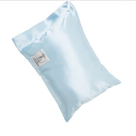 Little Giraffe Satin Nap Pillow-Blue