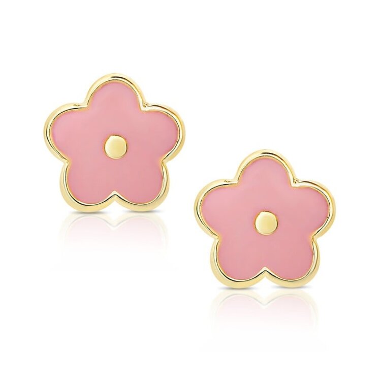 Lily Nily Pink Flower Earrings