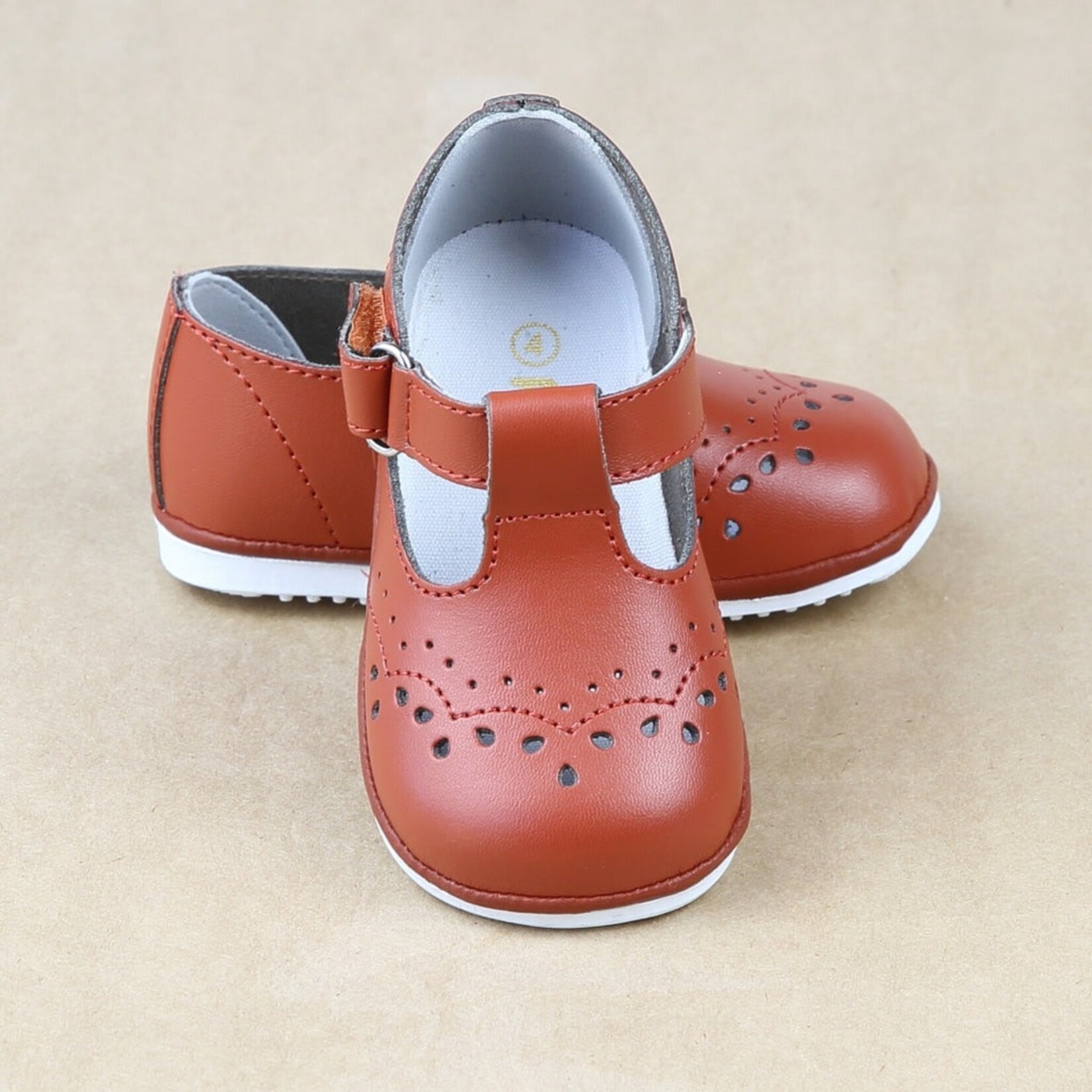 Angel Baby Shoes Cinnamon T-Strap