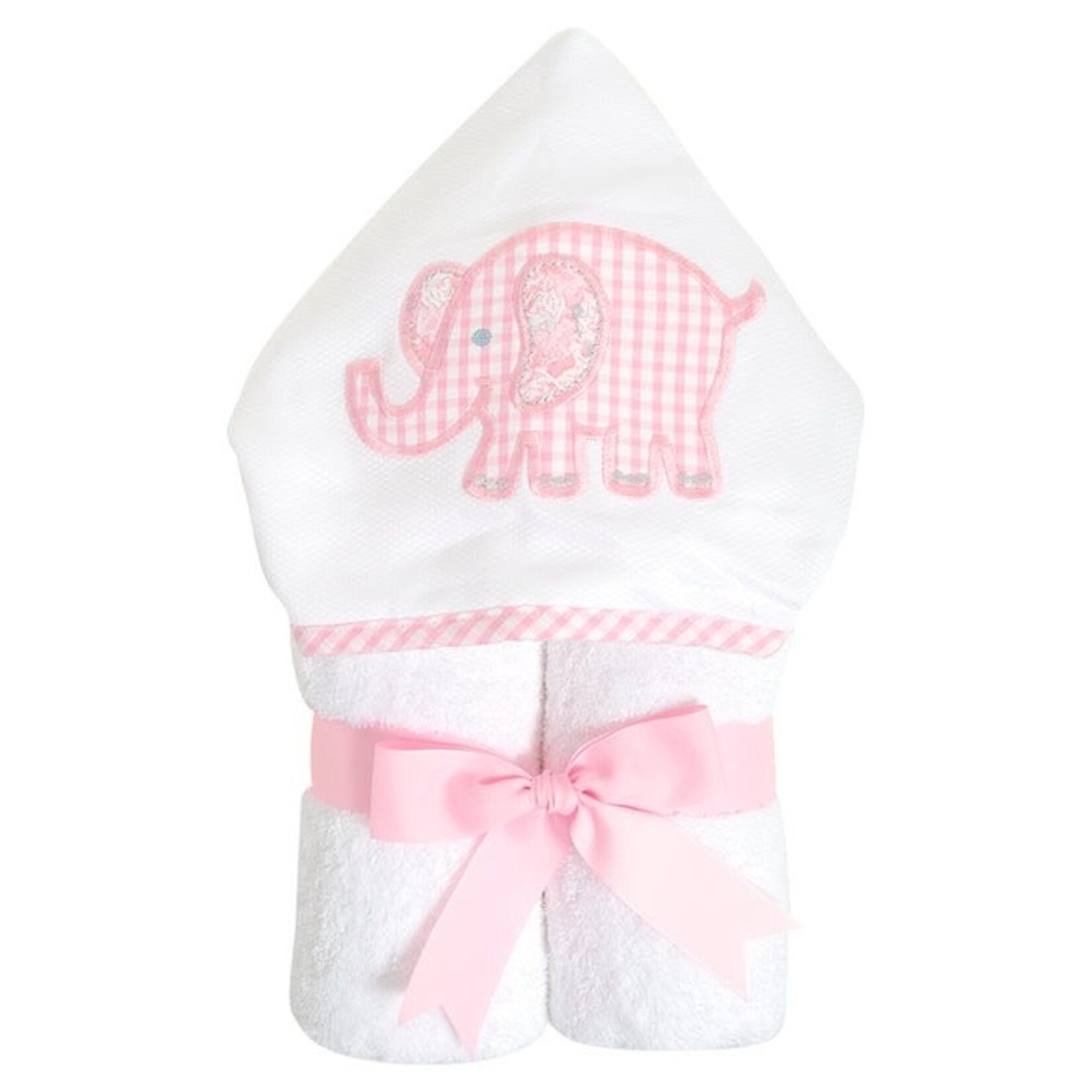 3 Marthas 3 Marthas Hooded Towel - Pink Elephant
