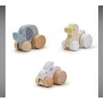 Two's Company Wooden Wobble Roll Toy-Duck