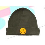 Vintage Havana Clothes Olive Smiley Beanie