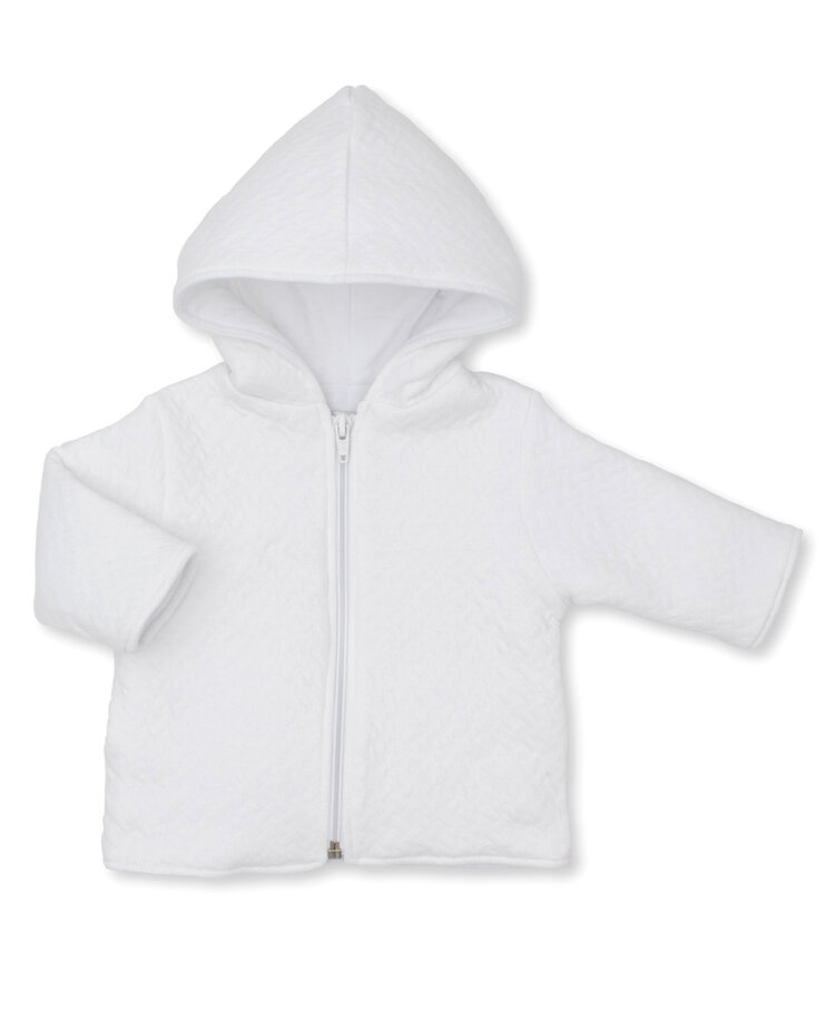 Kissy Kissy Jacquard Zip Padded Jacket