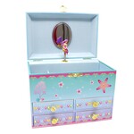 Pink Poppy Shimmering Mermaid Musical Jewelry Box