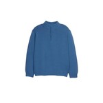 Little English Quarter Zip Sweater-Stormy Blue