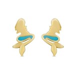 Lily Nily Mermaid Gold SS Earrings