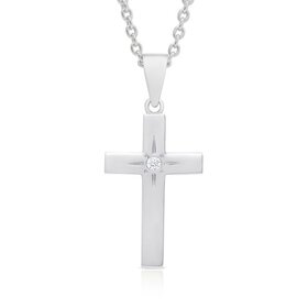 Lily Nily Silver Cross Necklace