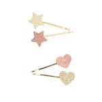 Great Pretenders Boutique Matte Star Bobby Hairclips