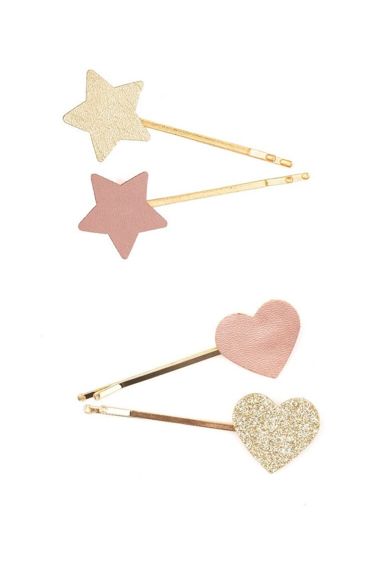 Great Pretenders Boutique Matte Star Bobby Hairclips