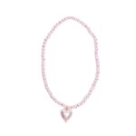 Great Pretenders Pink Pearl Heart Necklace