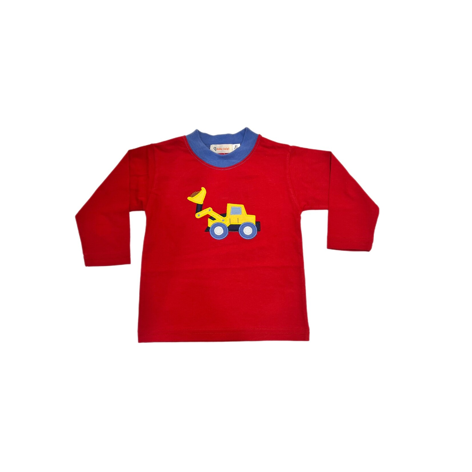 Luigi Kids Red Front Loader Shirt