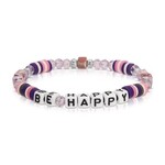 My Fun Colors Be Happy Colorful Words Bracelet