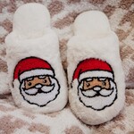 Katydid Santa Smiley Slippers