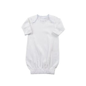 Proper Peony Blue Dotson Scalloped Gown