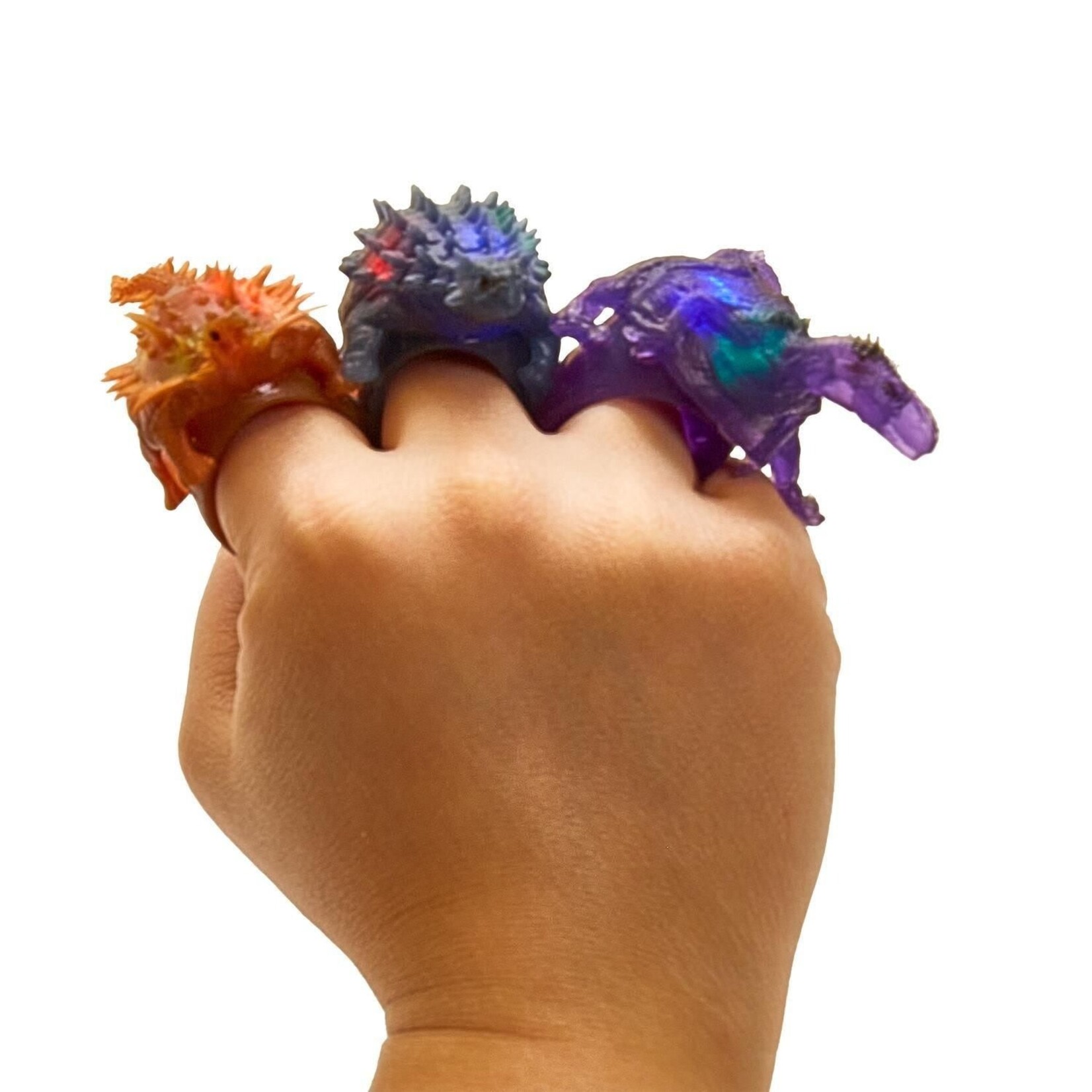 Two's Company Flashing Dinosaur Ring