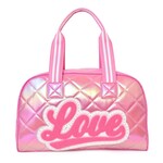 OMG Accessories Love Quilted Medium Duffle Bag