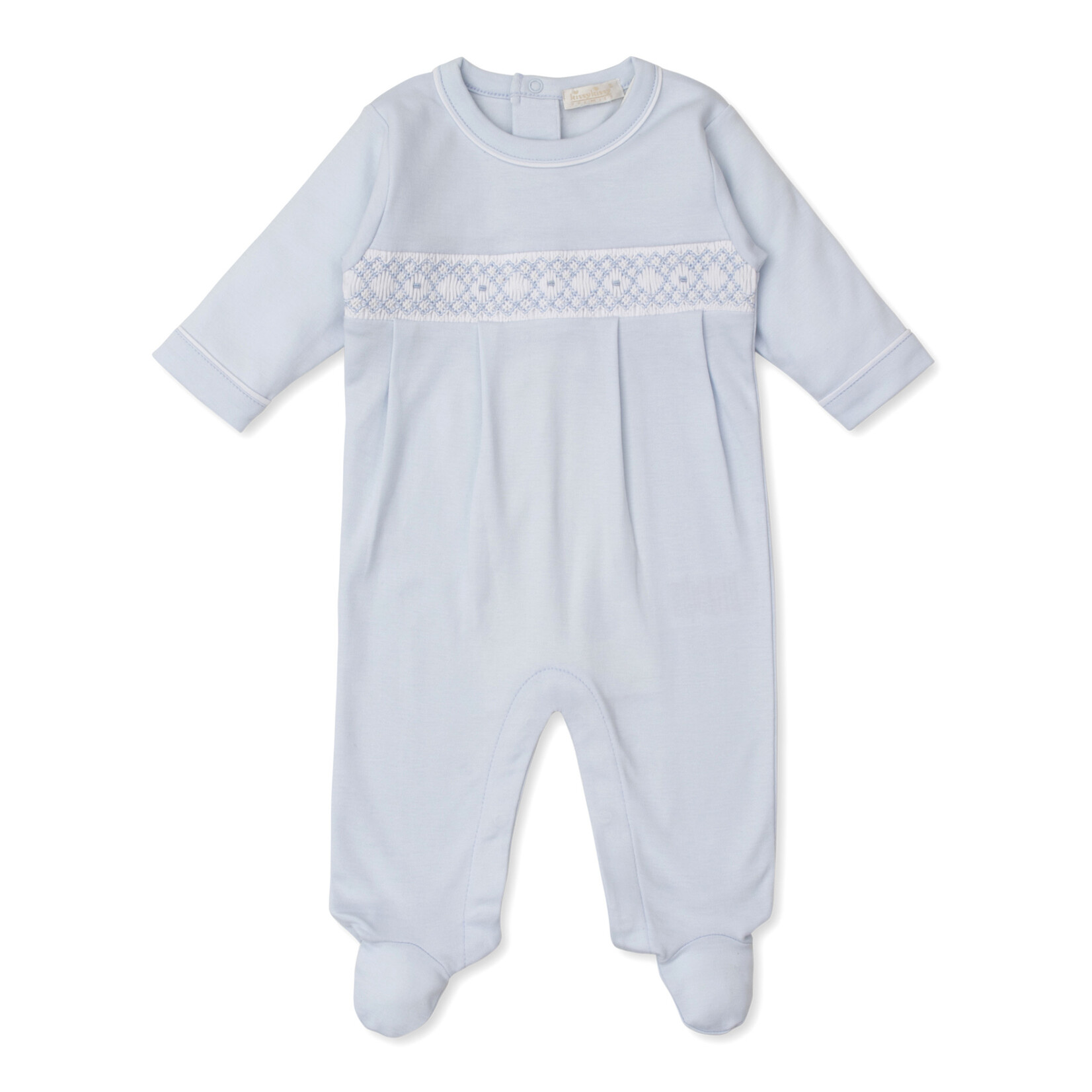 Kissy Kissy CLB LT Blue Smock Footie