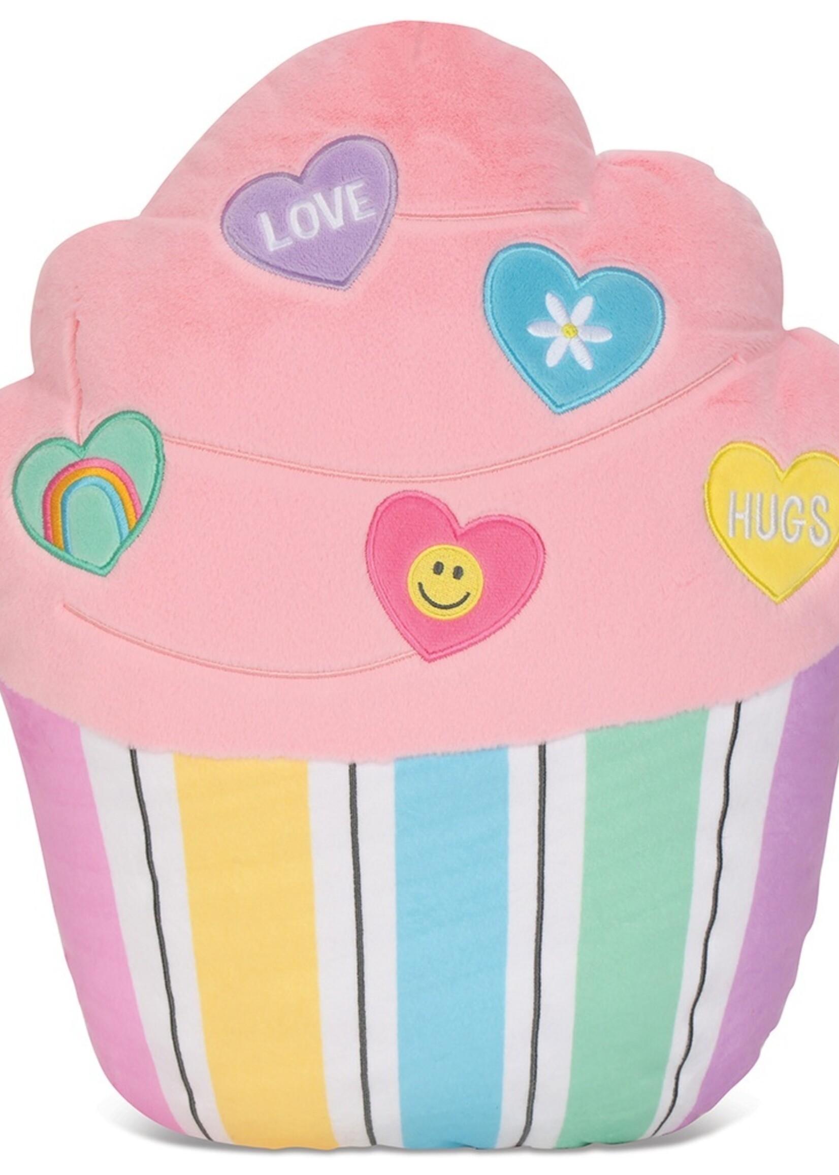 Iscream Candy Hearts Cupcake Plush