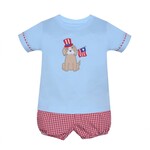 Remember Nguyen Patriotic Dog Short Set